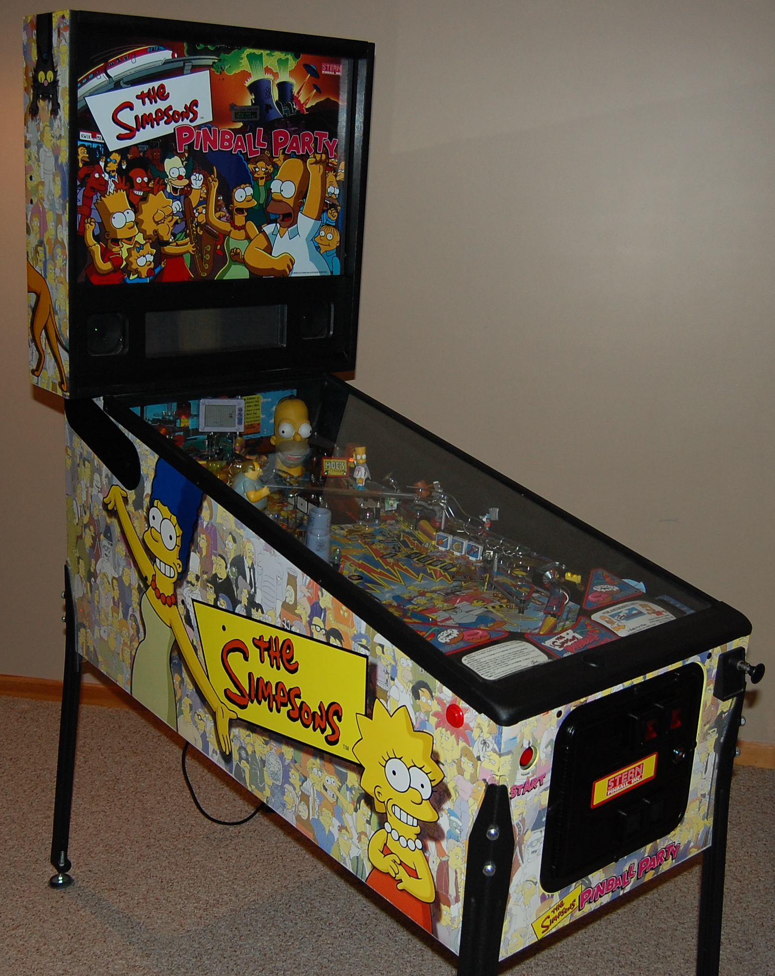 simpsons pinball party